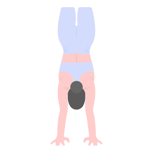 woman doing a handstand