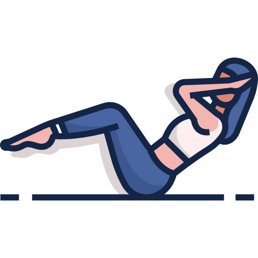 woman doing abdominals