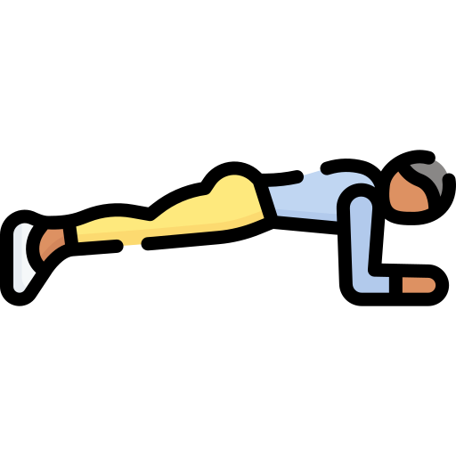 woman exercise plank